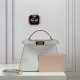 PEEKABOO ISEEU MEDIUM leather bag White High