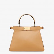 PEEKABOO ISEEU MEDIUM leather bag Beige High