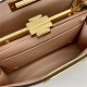 PEEKABOO ISEEU MEDIUM leather bag Beige High