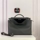 PEEKABOO ICONIC ESSENTIAL calfskin bag Gray High