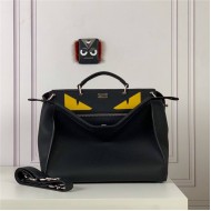 PEEKABOO ICONIC ESSENTIAL calfskin bag Black High