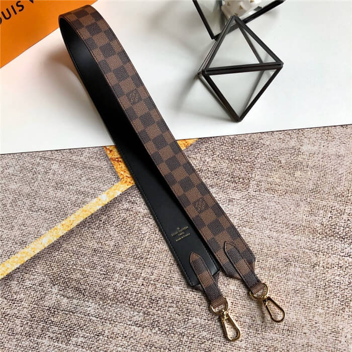 Louis Vuitton BANDOULIÈRE Shoulder Strap Damier Ebene Black High