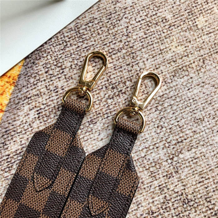 Louis Vuitton BANDOULIÈRE Shoulder Strap Damier Ebene Black High