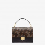 KAN U Black leather bag High