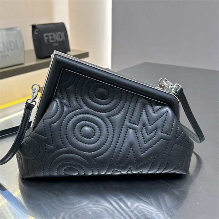 Fendi First Small Leather Bag-stitching High