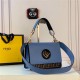 KAN U Blue leather bag High