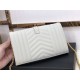 ENVELOPE SMALL BAG IN MIX MATELASSÉ GRAIN DE POUDRE EMBOSSED LEATHER White-Gold High