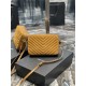 LOU CAMERA BAG IN QUILTED SUEDE AND SMOOTH LEATHER High