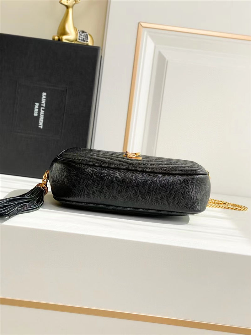 LOU MINI BAG IN MATELASSÉ GRAIN DE POUDRE EMBOSSED LEATHER High