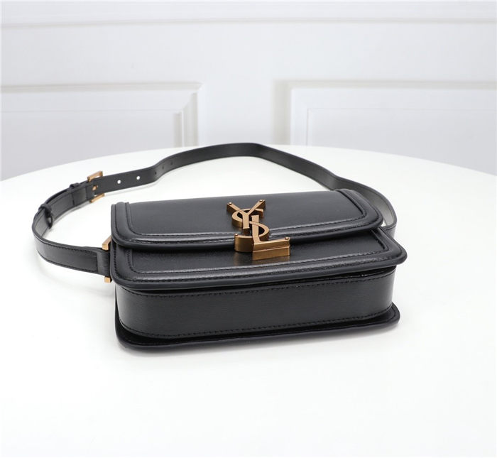 SOLFERINO SMALL SATCHEL IN BOX SAINT LAURENT LEATHER High