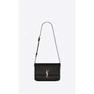 SOLFERINO MEDIUM SATCHEL IN BOX SAINT LAURENT LEATHER High