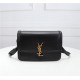 SOLFERINO MEDIUM SATCHEL IN BOX SAINT LAURENT LEATHER High