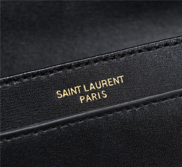 SOLFERINO MEDIUM SATCHEL IN BOX SAINT LAURENT LEATHER High