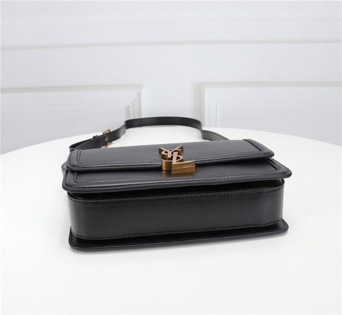 SOLFERINO MEDIUM SATCHEL IN BOX SAINT LAURENT LEATHER High