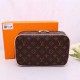 Louis Vuitton TOILET POUCH GM Monogram Macassar canvas High