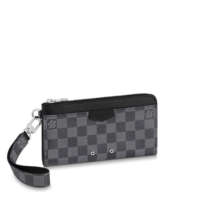 Louis Vuitton ZIPPY DRAGONNE Wallet Damier Graphite High