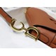 SADDLE BAG Grained Calfskin Caramel High