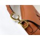 Mini SADDLE BAG Caramel Grained Calfskin High