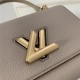 Louis Vuitton TWIST ONE HANDLE PM Greige High