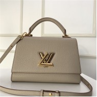 Louis Vuitton TWIST ONE HANDLE MM Greige High