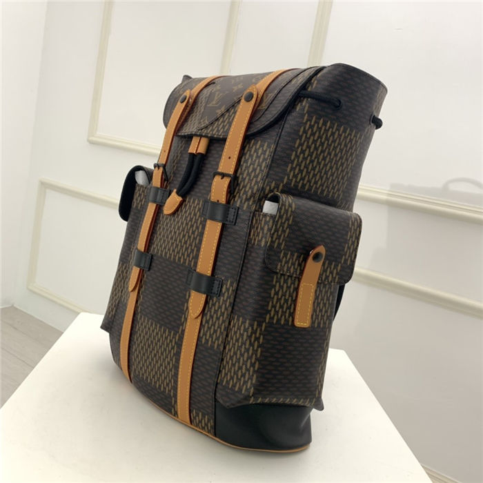 Louis Vuitton CHRISTOPHER PM Backpack Giant Damier Ebene High