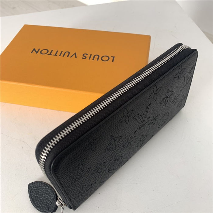 Louis Vuitton ZIPPY WALLET Mahina Black High