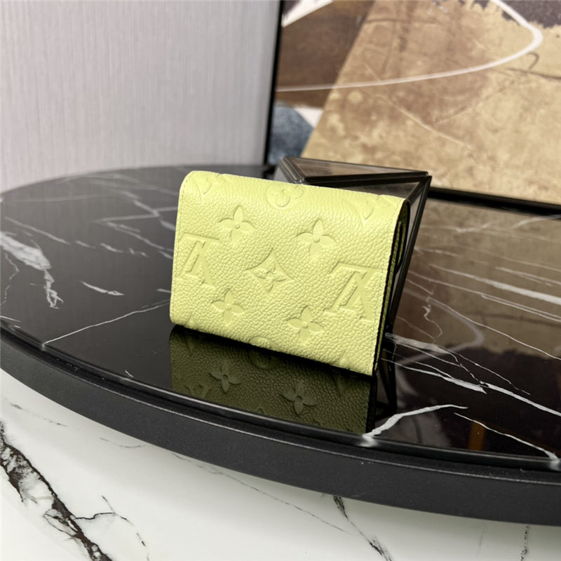 Louis Vuitton Rosalie Coin Purse Wallet Monogram Empreinte M82923 Vert Noto High