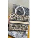 MEDIUM Dior BOOK TOTE Embroidery Beige High