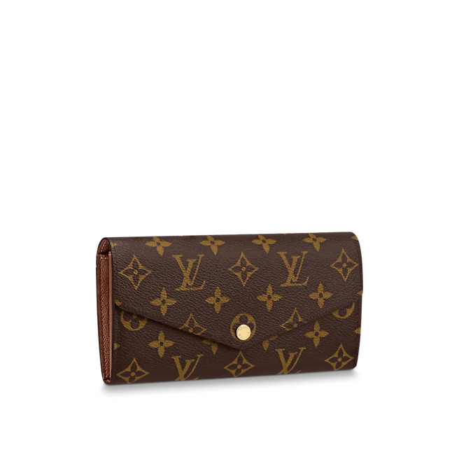 Louis Vuitton SARAH WALLET Monogram canvas Brown High