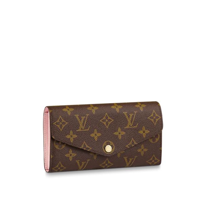 Louis Vuitton SARAH WALLET Monogram canvas Rose Ballerina High