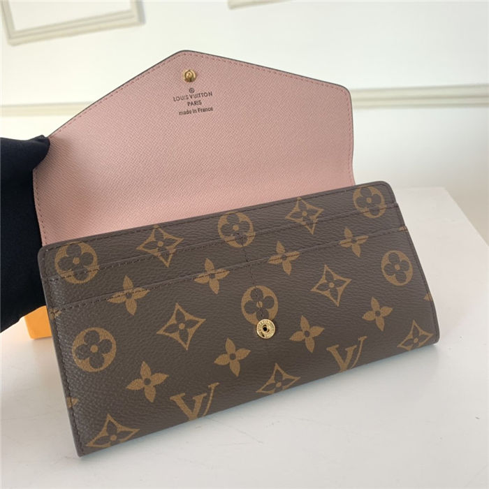 Louis Vuitton SARAH WALLET Monogram canvas Rose Ballerina High