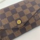 Louis Vuitton SARAH WALLET Damier Ebene Brown High