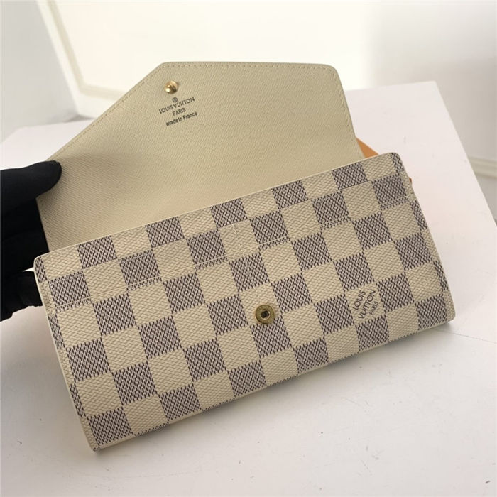 Louis Vuitton SARAH WALLET Damier Azur High