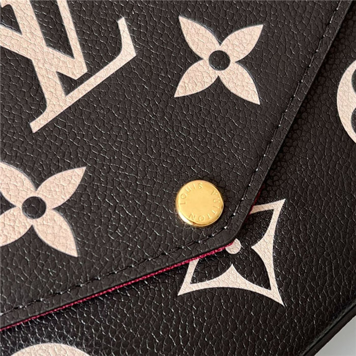 Louis Vuitton FÉLICIE POCHETTE Monogram Empreinte Black High