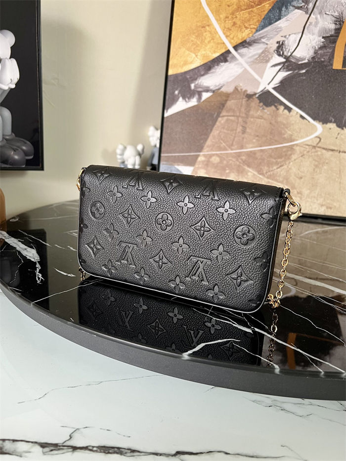 Louis Vuitton FÉLICIE POCHETTE Monogram Empreinte M64064 High