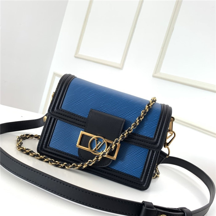 Louis Vuitton DAUPHINE MM Epi Navy High