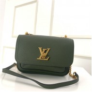 Louis Vuitton LOCKME CHAIN PM Khaki Green High