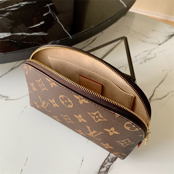 Louis Vuitton COSMETIC POUCH PM Monogram M47515 High