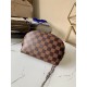 Louis Vuitton COSMETIC POUCH PM Damier Ebene N47516 High