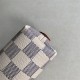 Louis Vuitton COSMETIC POUCH PM Damier Azur N47515 High