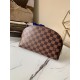 Louis Vuitton COSMETIC POUCH GM Damier Ebene N47353 High