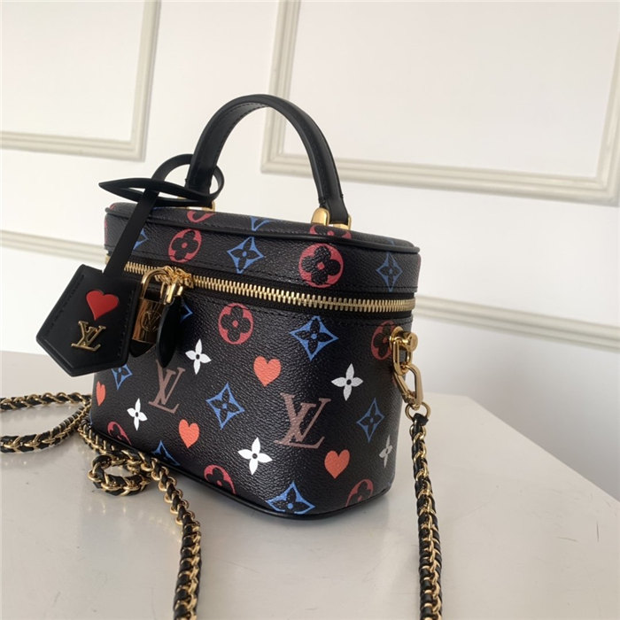 Louis Vuitton GAME ON VANITY PM BAG Black High