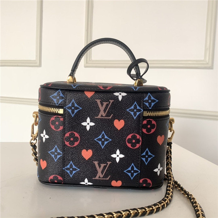 Louis Vuitton GAME ON VANITY PM BAG Black High