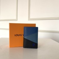 Louis Vuitton POCKET ORGANIZER Taiga Blue High