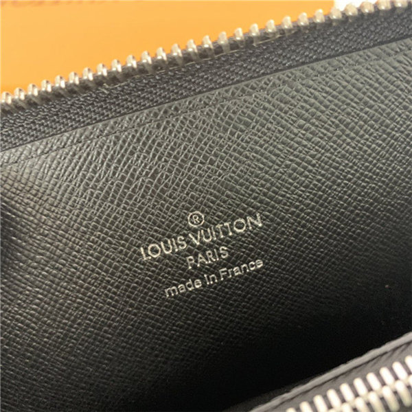 Louis Vuitton Double ZIPPY WALLET Damier Graphite High