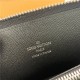 Louis Vuitton Double ZIPPY WALLET Damier Graphite High