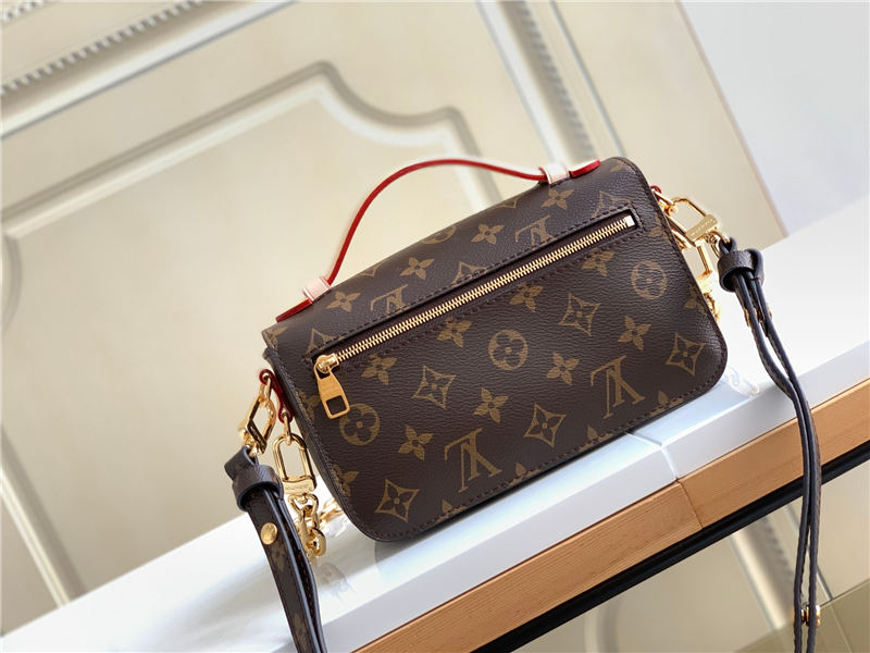 Louis Vuitton POCHETTE MÉTIS EAST WEST Monogram coated canvas M46279 High