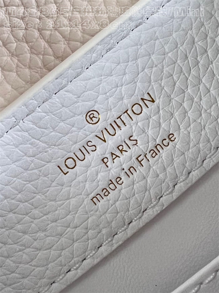 Louis Vuitton Capucines Mini Taurillon leather M48865 Pink High