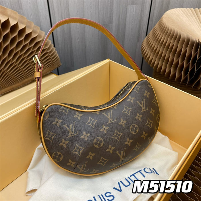 Louis Vuitton POCHETTE CROISSANT Shoulder Bag Monogram M51510 High