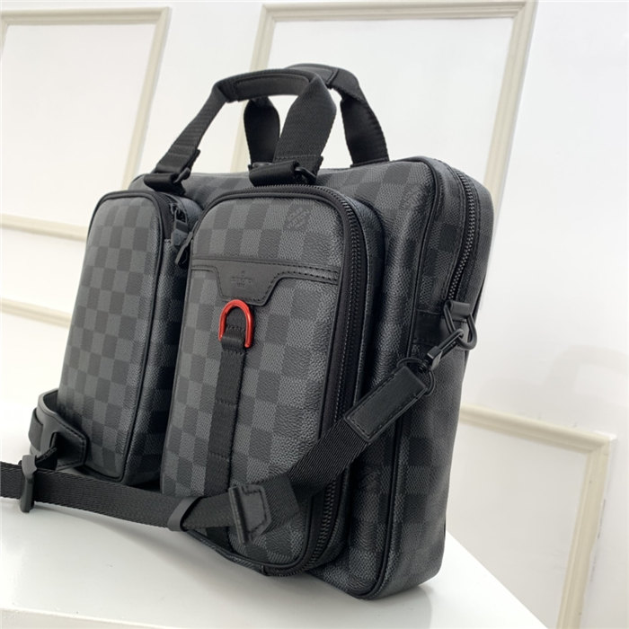 Louis Vuitton UTILITY BUSINESS BAG Damier Graphite High